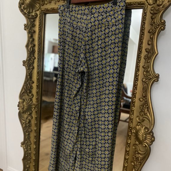 Bar III Pants Printed Wide Leg High Waisted Palazzo - Picture 2 of 5